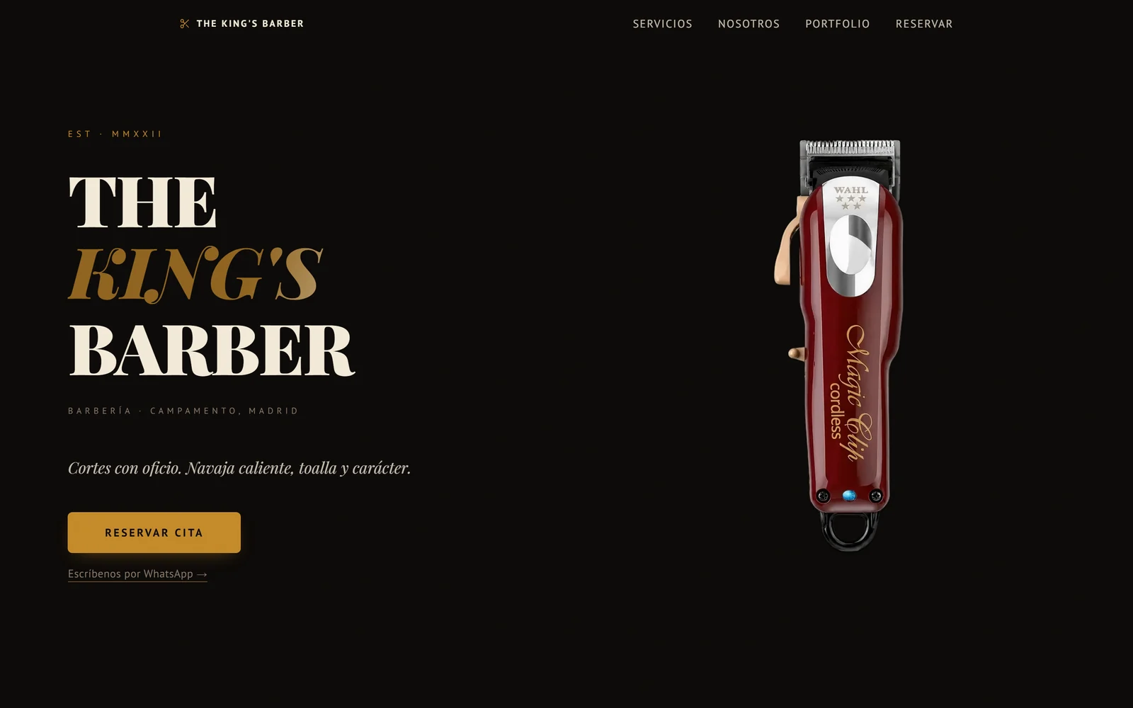 Capture de The King's Barber sur ordinateur